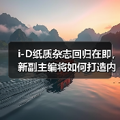 i-D纸质杂志回归在即,新副主编将如何打造内容?(图1) i-D纸质杂志回归在即,新副主编将如何打造内容?(图1)