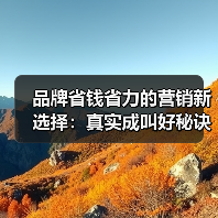 品牌省钱省力的营销新选择:真实成叫好秘诀(图2) 品牌省钱省力的营销新选择:真实成叫好秘诀(图2)