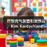 巨型充气装置引发热议，Kim Kardashian的跨界营销是否成功？（图1）