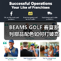 BEAMS GOLF 春夏系列甜品配色如何打破高尔夫穿搭常规?(图1) BEAMS GOLF 春夏系列甜品配色如何打破高尔夫穿搭常规?(图1)