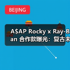 A$AP Rocky x Ray-Ban 合作款曝光:复古未来主义设计首曝(图1) A$AP Rocky x Ray-Ban 合作款曝光:复古未来主义设计首曝(图1)
