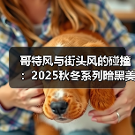 哥特风与街头风的碰撞:2025秋冬系列暗黑美学解析(图4) 哥特风与街头风的碰撞:2025秋冬系列暗黑美学解析(图4)