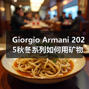 Giorgio Armani 2025秋冬系列如何用矿物色调重塑东方美学?(图1) Giorgio Armani 2025秋冬系列如何用矿物色调重塑东方美学?(图1)