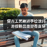 复古工艺邂逅手绘涂鸦,滑板新品重塑春夏穿搭风格(图1) 复古工艺邂逅手绘涂鸦,滑板新品重塑春夏穿搭风格(图1)