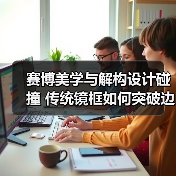 赛博美学与解构设计碰撞 传统镜框如何突破边界?(图4) 赛博美学与解构设计碰撞 传统镜框如何突破边界?(图4)
