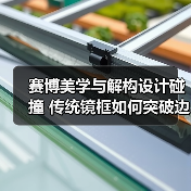 赛博美学与解构设计碰撞 传统镜框如何突破边界?(图1) 赛博美学与解构设计碰撞 传统镜框如何突破边界?(图1)