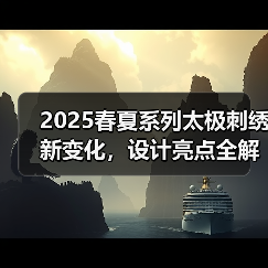 2025春夏系列太极刺绣新变化,设计亮点全解析(图4) 2025春夏系列太极刺绣新变化,设计亮点全解析(图4)