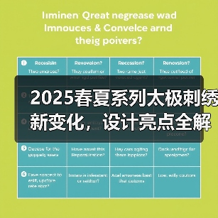 2025春夏系列太极刺绣新变化,设计亮点全解析(图2) 2025春夏系列太极刺绣新变化,设计亮点全解析(图2)