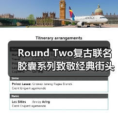 Round Two复古联名胶囊系列致敬经典街头风(图2) Round Two复古联名胶囊系列致敬经典街头风(图2)