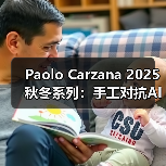 Paolo Carzana 2025秋冬系列：手工对抗AI，能否在时尚业生存？