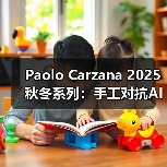 Paolo Carzana 2025秋冬系列:手工对抗AI,能否在时尚业生存?(图2) Paolo Carzana 2025秋冬系列:手工对抗AI,能否在时尚业生存?(图2)