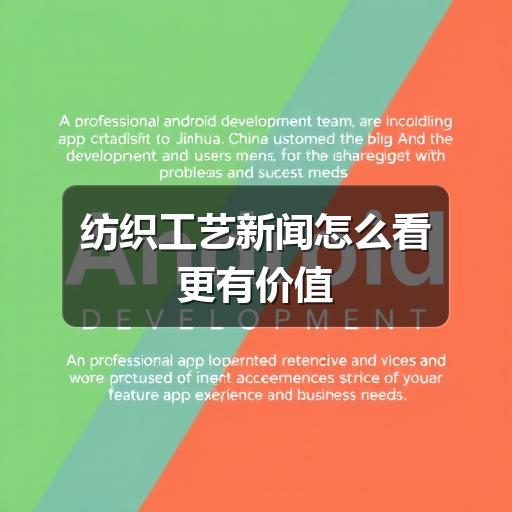 纺织工艺新闻怎么看更有价值
