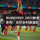 BURBERRY 2025秋冬系列:英伦乡村浪漫如何重塑经典格纹?(图4) BURBERRY 2025秋冬系列:英伦乡村浪漫如何重塑经典格纹?(图4)