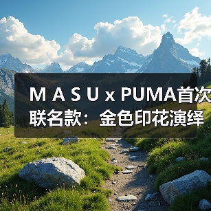 M A S U x PUMA首次联名款：金色印花演绎经典鞋型变革（图3）
