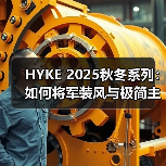 HYKE 2025秋冬系列：如何将军装风与极简主义完美融合？（图2）