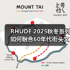 RHUDE 2025秋冬系列如何融合60年代街头文化与垃圾摇滚美学?(图2) RHUDE 2025秋冬系列如何融合60年代街头文化与垃圾摇滚美学?(图2)
