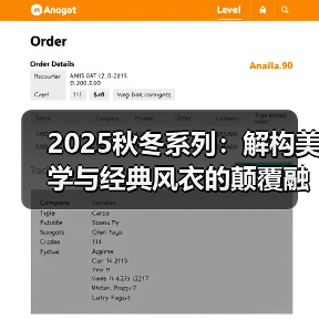 2025秋冬系列：解构美学与经典风衣的颠覆融合（图1）