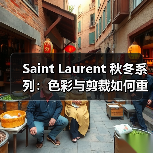 Saint Laurent 秋冬系列:色彩与剪裁如何重构高级定制?(图2) Saint Laurent 秋冬系列:色彩与剪裁如何重构高级定制?(图2)
