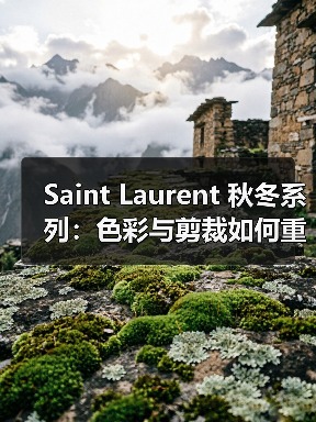 Saint Laurent 秋冬系列:色彩与剪裁如何重构高级定制?(图1) Saint Laurent 秋冬系列:色彩与剪裁如何重构高级定制?(图1)