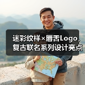 迷彩纹样×唇舌Logo,复古联名系列设计亮点曝光(图2) 迷彩纹样×唇舌Logo,复古联名系列设计亮点曝光(图2)