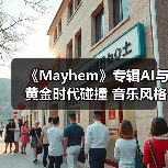 《Mayhem》专辑AI与黄金时代碰撞 音乐风格颠覆性突破(图4) 《Mayhem》专辑AI与黄金时代碰撞 音乐风格颠覆性突破(图4)