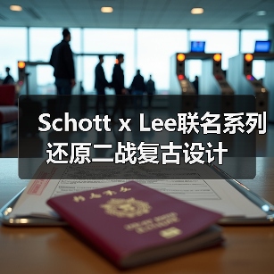 Schott x Lee联名系列还原二战复古设计（图3）