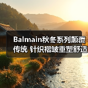 Balmain秋冬系列颠覆传统 针织褶皱重塑舒适美学（图2）