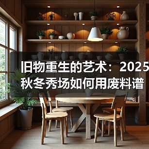 旧物重生的艺术：2025秋冬秀场如何用废料谱写时尚新篇（图4）