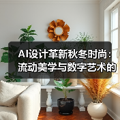 AI设计革新秋冬时尚：流动美学与数字艺术的融合（图1）
