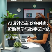 AI设计革新秋冬时尚：流动美学与数字艺术的融合（图3）