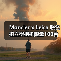 Moncler x Leica 联名拍立得相机限量100台，谁会成为幸运获得者？（图1）