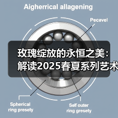 玫瑰绽放的永恒之美：解读2025春夏系列艺术美学（图3）