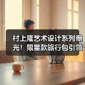 村上隆艺术设计系列曝光！限量款旅行包引领跨界潮流（图1）