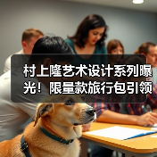村上隆艺术设计系列曝光！限量款旅行包引领跨界潮流（图4）