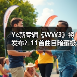 Ye新专辑《WW3》将发布？11首曲目暗藏极端言论（图2）