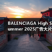 BALENCIAGA High Summer 2025广告大片解析:多维视觉如何重塑奢华度假?(图2) BALENCIAGA High Summer 2025广告大片解析:多维视觉如何重塑奢华度假?(图2)
