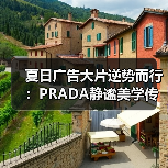 夏日广告大片逆势而行:PRADA静谧美学传递超现实自由(图4) 夏日广告大片逆势而行:PRADA静谧美学传递超现实自由(图4)