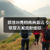 蔡徐坤亮相南昌首店 引爆复古潮流新地标（图2）