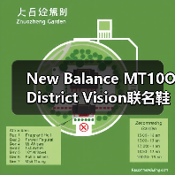 New Balance MT10O District Vision联名鞋款低饱和户外设计即将登场（图3）
