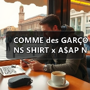 COMME des GARÇONS SHIRT x A$AP Nast 联名T恤再曝光 未见AWGE涂鸦引猜测(图2) COMME des GARÇONS SHIRT x A$AP Nast 联名T恤再曝光 未见AWGE涂鸦引猜测(图2)