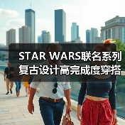 STAR WARS联名系列复古设计高完成度穿搭(图3) STAR WARS联名系列复古设计高完成度穿搭(图3)