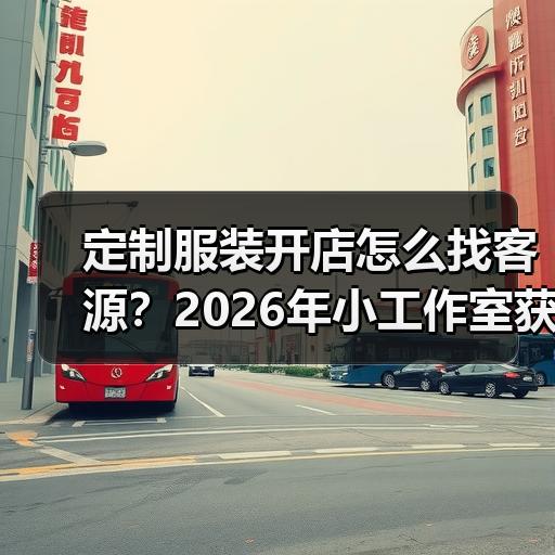 定制服装开店怎么找客源？2026年小工作室获客渠道盘点