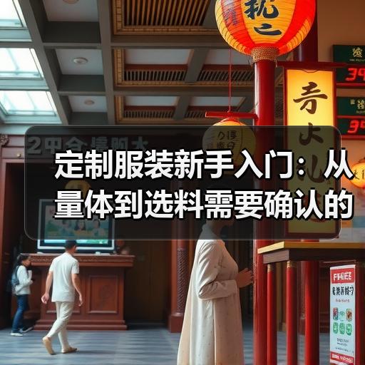 定制服装新手入门：从量体到选料需要确认的几件事