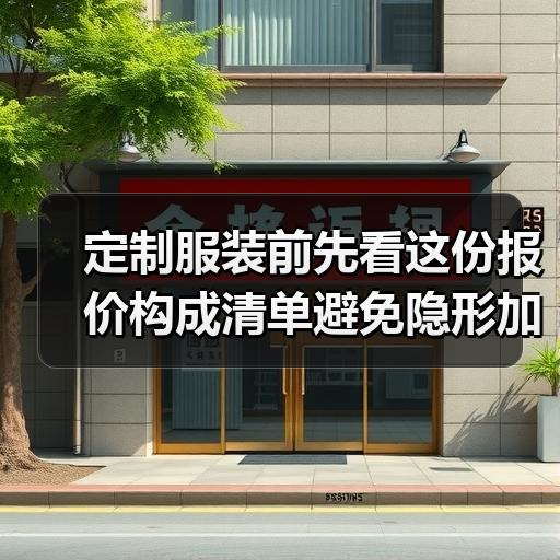 定制服装前先看这份报价构成清单避免隐形加价