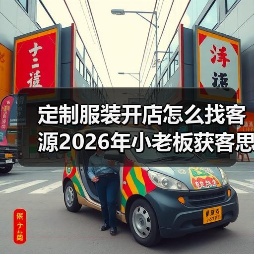 定制服装开店怎么找客源2026年小老板获客思路