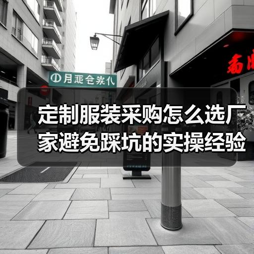 定制服装采购怎么选厂家避免踩坑的实操经验